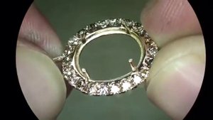 Закрепка камней в исполнении известного на весь мир закрепщика Виталия Крысюка