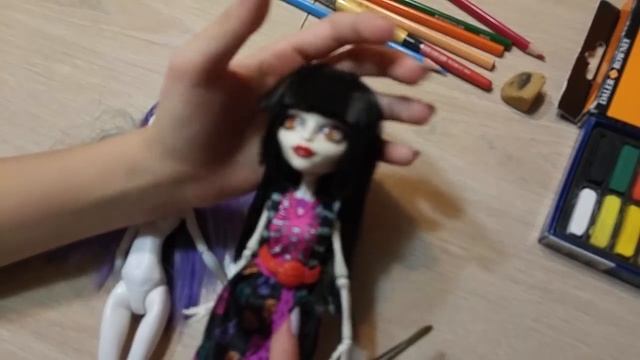 Хобби - OOAK. Видео-урок - создание авторской куклы. МАКИЯЖ.