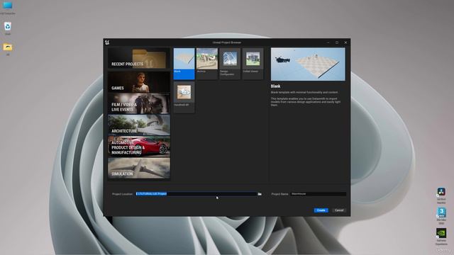 004 Datasmith. Scene export to Unreal Engine