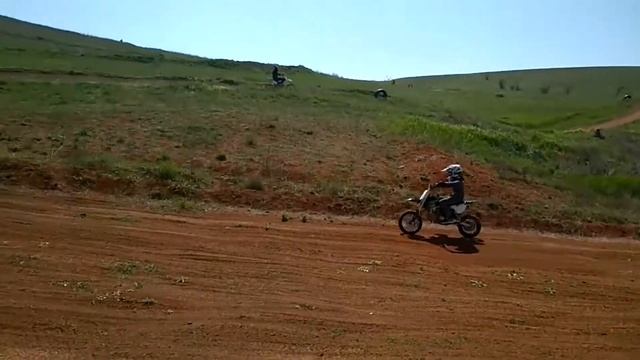 МОТОКРОСС НА ПИТБАЙКЕ JMC 125!!! смотреть онлайн