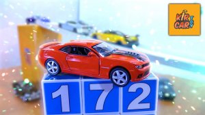 Машинки игрушки катятся с горки - видео для детей. Кир Кар Тойс