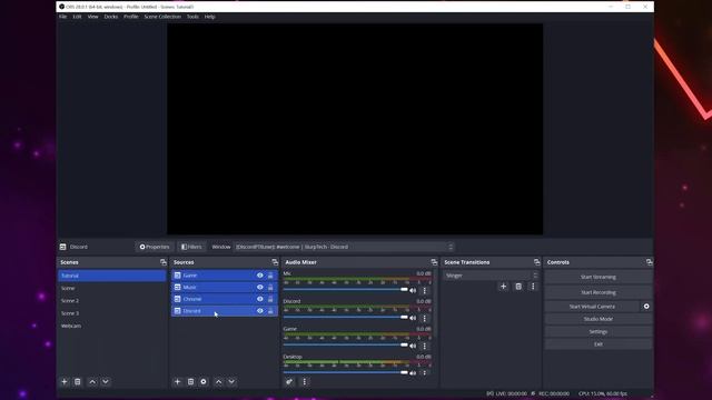 Separate Audio Tracks in OBS (Split Discord, Music, Game Sound) смотреть онлайн