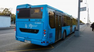 368 маршрут автобуса (фрагмент). 27.09.2022 год. Москва.