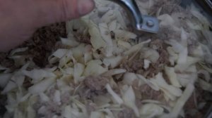 Пирог // С капустой и мясом // Рецепт интересного теста //