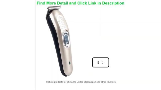 Slide Three-color Electric Hair Trimmer Hair Clipper Cutter US Regulations European Regulations Dur смотреть онлайн