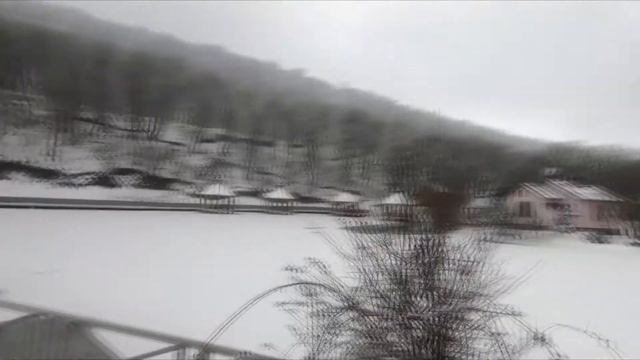 Замерзшее озеро. Зона отдыха Гусар Гёль. Qusar Gol.