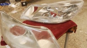 Замена штатных ксеноновых линз на билед модули ILLUM Wide 3.0 на автомобиле Skoda Octavia RS A5