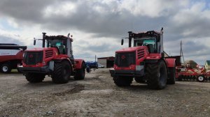 К744 р4 с ПЧ 4,5 м Алмаз и К742 ст с дисковой бороной 12м (Сезон 2019)