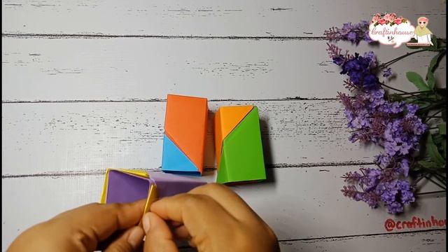 Pencil holder origami #12