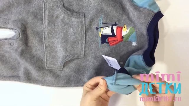 Флисовый комбинезон Carters Пингвин 118H392 смотреть онлайн