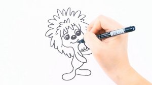 How to draw a HEDGEHOG . Drawing for beginners  / MimiDom Art