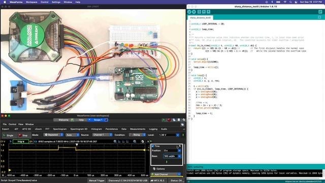Arduino Tutorial on Reading Data Cleanly from a Sharp IR Distance Sensor (GP2Y0A02YK0F) смотреть онлайн