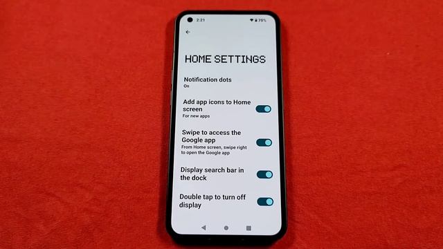 how to remove Google search bar Nothing phone 1