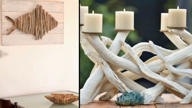 Driftwood Crafting Ideas. DIY with Driftwood, Design and Decoration. смотреть онлайн
