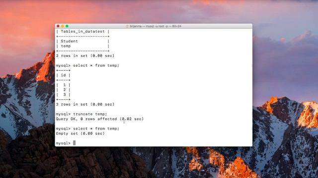 MySQL Tutorial for Beginners 17 - MySQL TRUNCATE TABLE with Examples