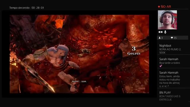 AO VIVO DE GOD OF WAR REMASTERIZADO DE PS4 PRO смотреть онлайн