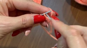 Повязка на голову для малышки. Спицами.