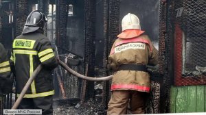 В Бурятии военнослужащие спасли на пожаре сразу несколько детей