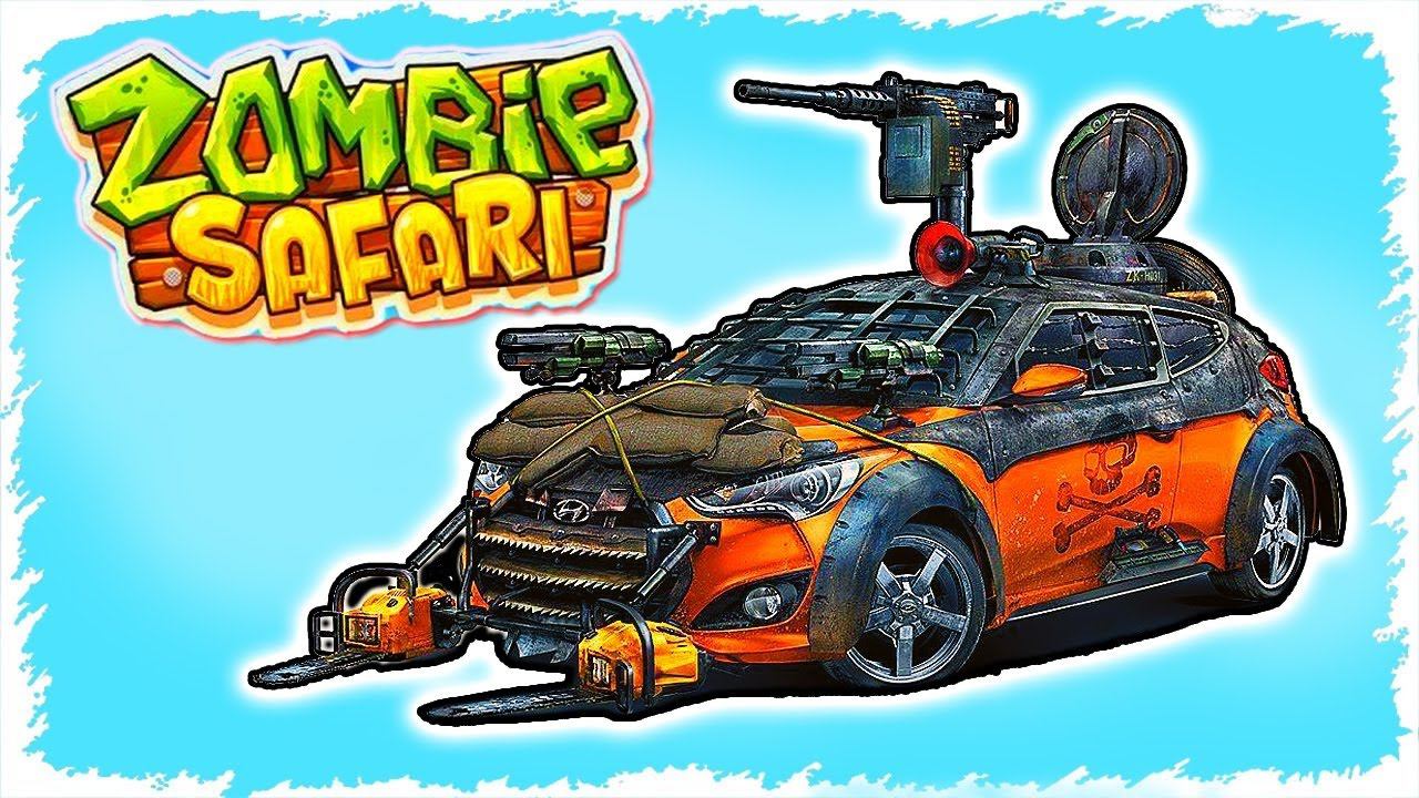 Zombie Offroad Safari - Уничтожаем зомби на своем пути (обзор-летсплей) смотреть онлайн