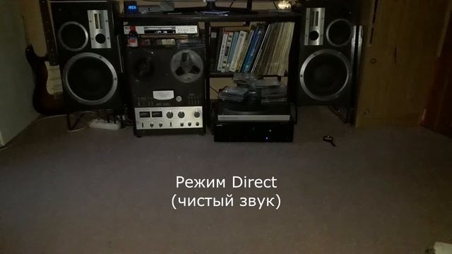 Тестирую усилитель Onkyo A-9130 с колонками Амфитон 25АС-027 (Direct, темброблок, тонкомпенсация)