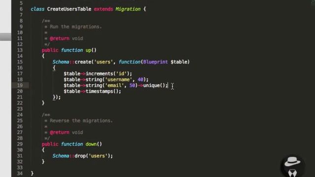 الدرس 11 من دورة Create users table : Laravel смотреть онлайн