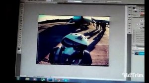 Как сделать эфект исчезающих краёв фотографии в ,,Photoshop´´.