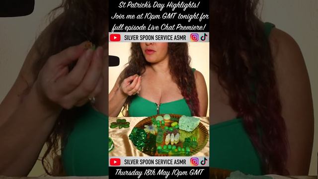 St Patrick's Day Highlights - Silver Spoon Service ASMR 💚