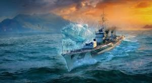 Бой на Японском эсминце 7 лвл. SHIRATSUYU локация Трезубец