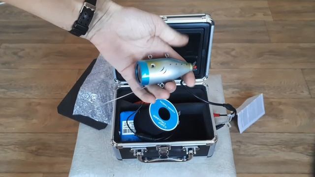 Подводная камера эхолот для рыбалки видеоудочка 7", 15м ИК, кейс, 1200TVL