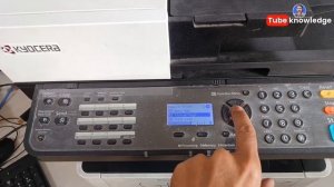 Kyocera Ecosys M2040dn Printer Self test page print | Print status report Kyocera m2040 Printer