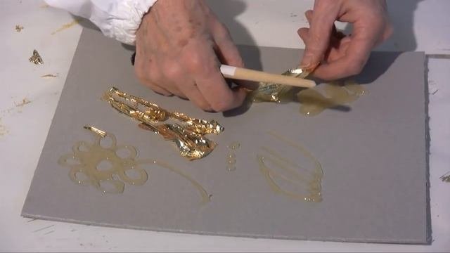 Курс Золочения: 11 - Золочение рельефов