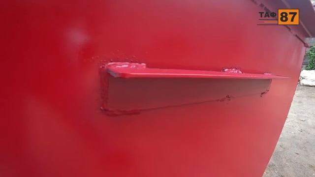 Бак 0,75 м.куб. из металла 2,0 мм красный смотреть онлайн