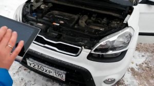 KIA Soul. Диагностика автомобиля на планшете