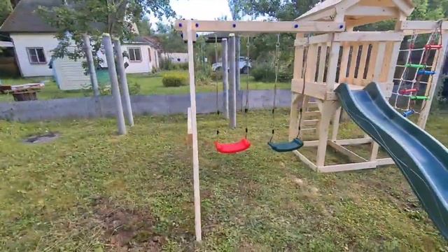 Детская площадка ЛЕС ЧУДЕС СТАНДАРТ 3+. Сборка от магазина ОМЕГАСПОРТ смотреть онлайн