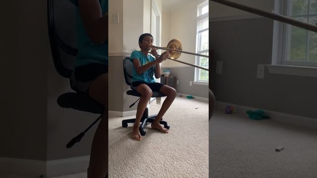 Trombone Beginner Kids // Old Macdonald had a farm // Yeet Boy смотреть онлайн