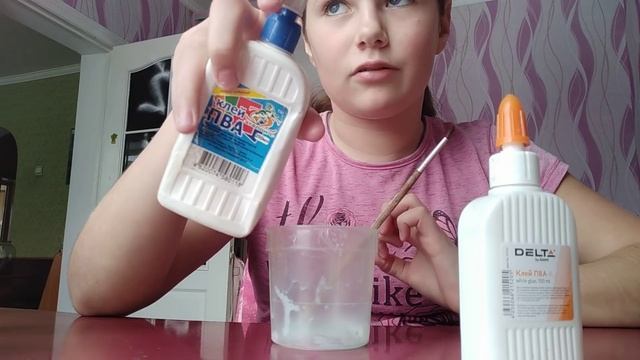 Как сделать слайм без загустителя из клея и  фейри