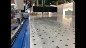 Вакуумный перфорированный стол 6x2 метра для авиационного завода ✈