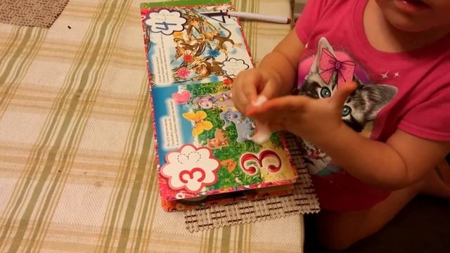 Женечка пишет цифры. 3 года 2 месяца. смотреть онлайн