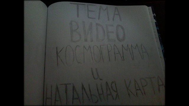 Космограмма и натальная карта/ Cosmogram and natal  map.