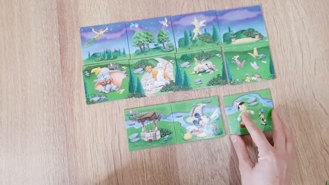 Паззл для детей Мультики Диснея Король Лев Симба Микки Маус смотреть онлайн