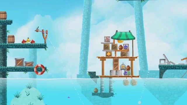 Angry Birds Rio Level 17 High Dive Walkthrough 3 Star смотреть онлайн