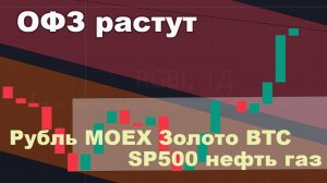 Прогноз курса рубля, рост ОФЗ, Индекс Мосбиржи, золото, SP500, BTC, нефть и газ.