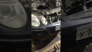 Снятие двигателя мерседес E211 с полным приводом