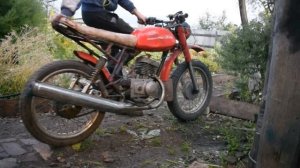 Я его победил! Стильный МОТОЦИКЛ МИНСК из ХЛАМА снова на ходу. Первый выезд!