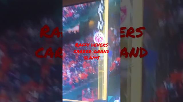 Rafael devers career grand slams