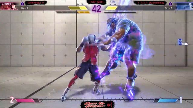 Oneironaut (E.Honda) VS drunkmonkey (Ed) - Street Fighter 6 - Winner Semi Final - Cross-Up Carnage смотреть онлайн