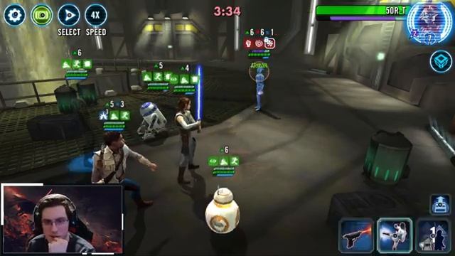 High level GAC - top 20 bracket - 5v5 Grand Arena Live - SWGoH Livestream смотреть онлайн