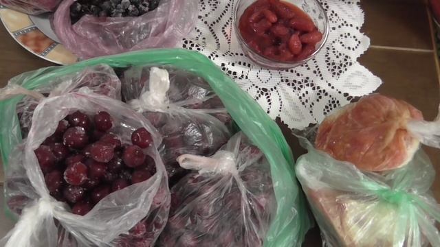 Замороженные ягоды и овощи. Как сохранились до весны дома.