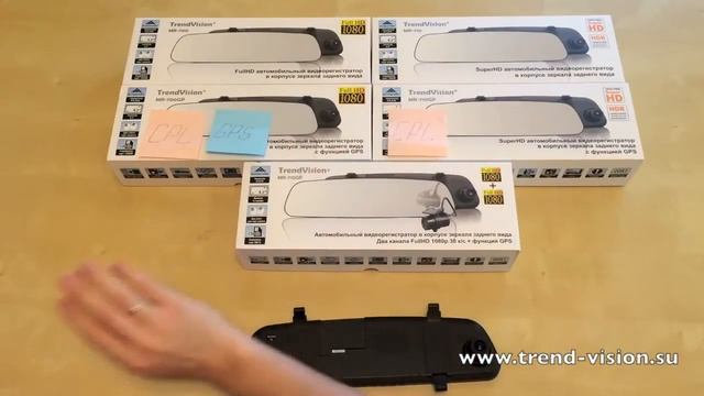 TrendVision MR-XXX - отличительные особенности моделей 700, 710, 712 смотреть онлайн