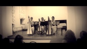 Moscow Harp Orchestra. Трио арфисток. Кельтские (ирландские) арфы. Ж.-М. Дамаз. Снег идёт (Neige).